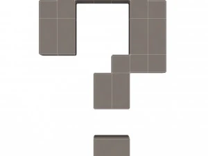 question pixelated symbol 3D Model