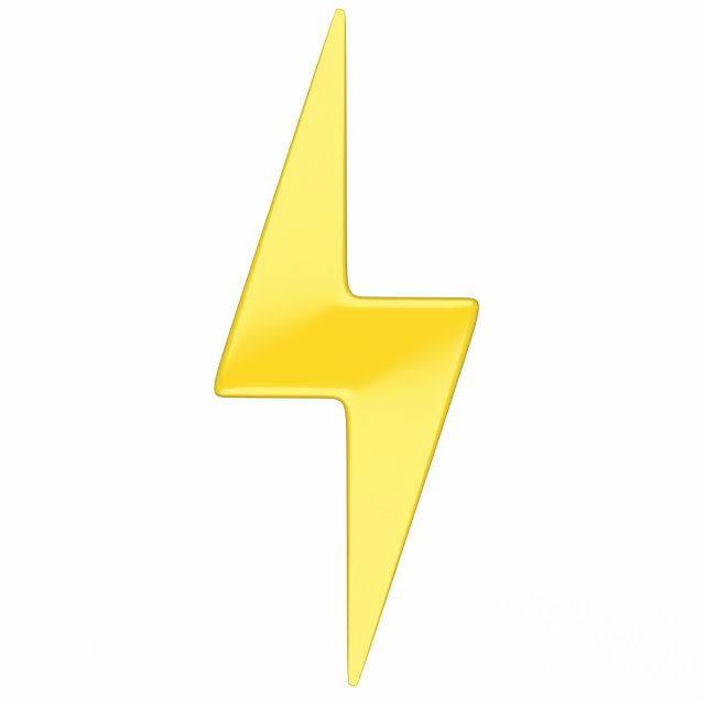 lightning symbol Modello 3D .c4d .max .obj .3ds .fbx .stl .blend 