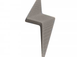 번개 기호 3D 모델