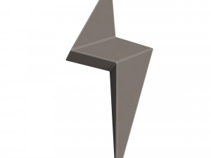 lightning symbol Modello 3D