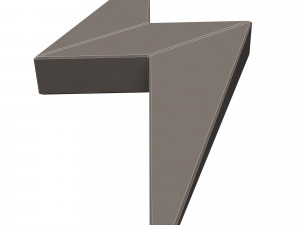 lightning symbol Modello 3D