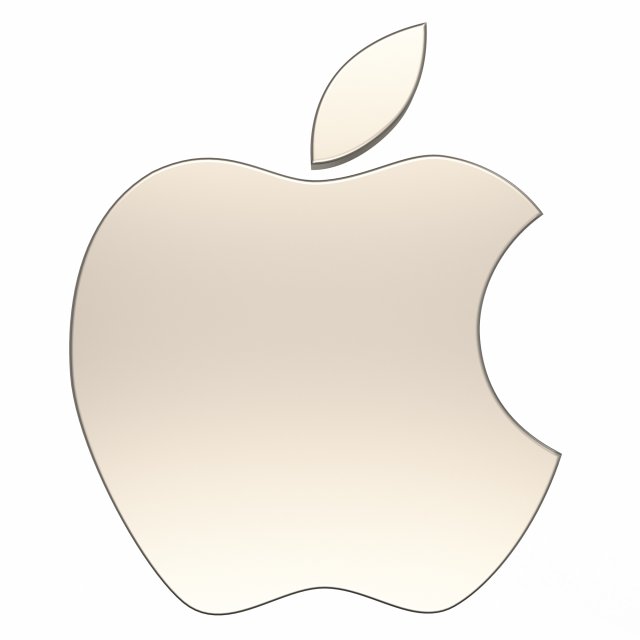apple 3d logo 3D Model .c4d .max .obj .3ds .fbx .stl .blend 
