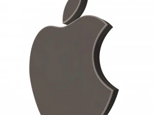 apple 3d logo 3D Model