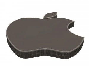 apple 3d logo 3D Model