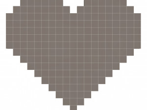 Pixel Heart 3D 模型