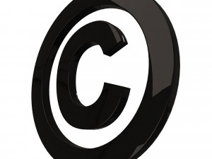 Copyright Icon 3D मॉडल