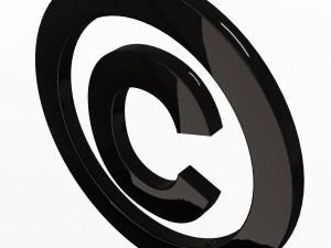 Copyright Icon 3D मॉडल