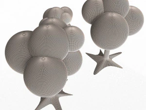 만화 나무 3D 모델