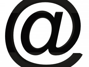 Arroba Icon 3D Model