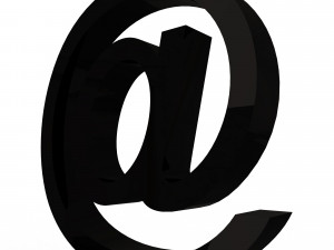 Arroba Icon 3D 模型
