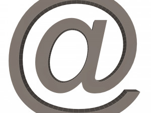 Arroba Icon 3D 模型