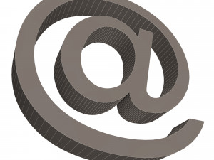 Arroba Icon 3D 模型