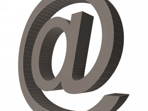 Arroba Icon 3D 模型