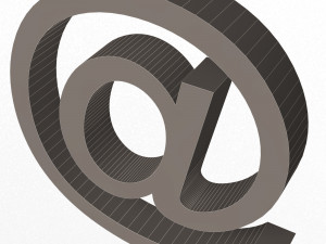 Arroba Icon 3D 模型