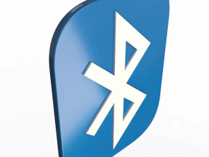 Bluetooth Logo 3D Model