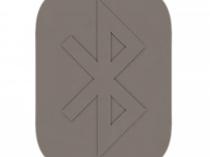 Bluetooth Logo 3D Модель