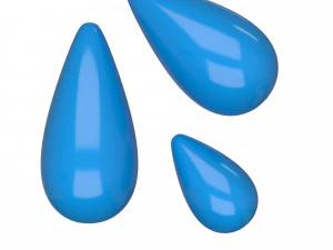 &Iacute;cone de l&aacute;grimas Modelo 3D