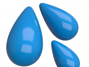 Tears Icon 3D Model