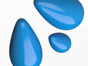 Tears Icon 3D Model