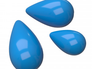 Tears Icon Model 3D