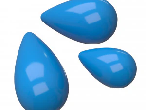 Tears Icon 3D Model
