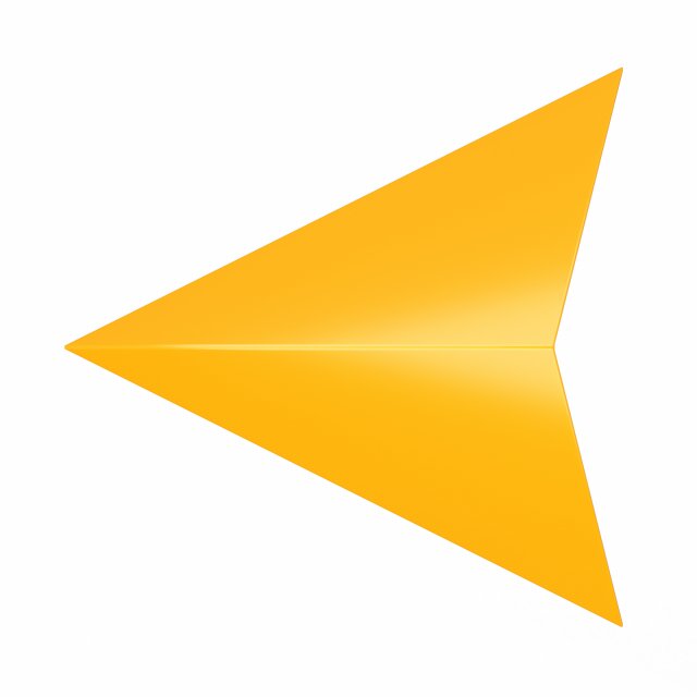 Navigation Map Arrow 3D 模型 .c4d .max .obj .3ds .fbx .stl .blend 