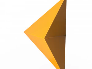 내비게이션 지도 화살표 3D 모델
