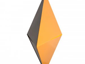 내비게이션 지도 화살표 3D 모델