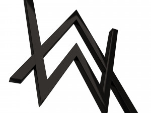 Alan Walkar Logo 3Dモデル