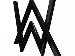 Alan Walkar Logo 3Dモデル