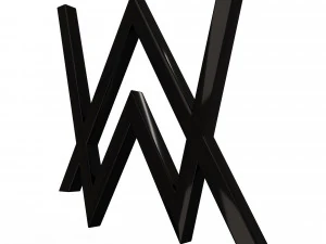 Alan Walkar Logo 3D Model