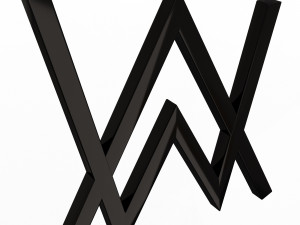 Alan Walkar Logo 3Dモデル