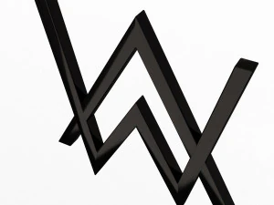 Alan Walkar Logo 3D Model