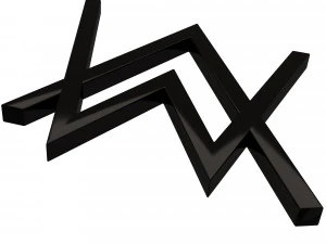 Alan Walkar Logo 3D Model