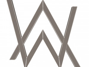 Alan Walkar Logo 3Dモデル