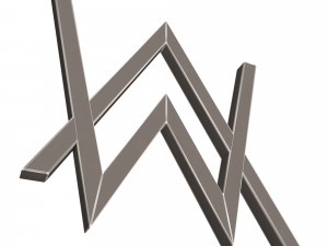 Alan Walkar Logo 3Dモデル
