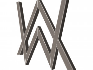 Alan Walkar Logo 3Dモデル