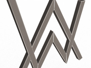 Alan Walkar Logo 3Dモデル