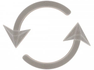 동기화 기호 3D 모델