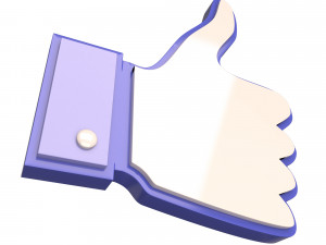 Like Icon 3D Model