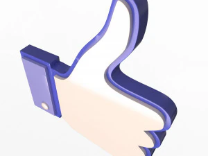 Like Icon 3D Model