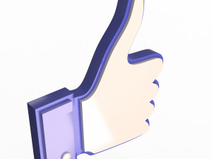 Like Icon 3D Model