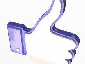 Like Icon 3D Model