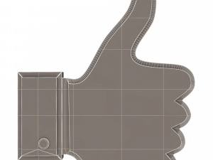 Like Icon 3D Model