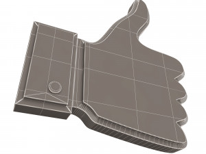Like Icon 3D Model