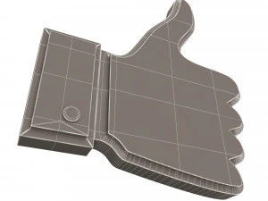 Like Icon 3D Model