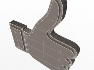 Like Icon 3D Model