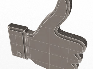 Like Icon 3D Model