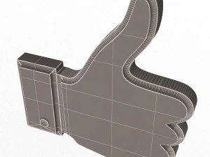 Like Icon 3D Model
