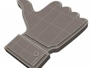 Like Icon 3D Model